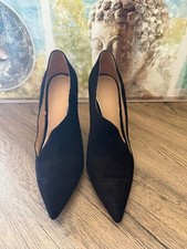ZARA SCARPE NERE CON APERTURA LATERALE NUMERO 39