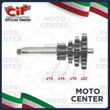 INGRANAGGIO MULTIPLO ALBERO PRIMARIO Z10-14-18-22 A 4 MARCE PIAGGIO VESPA 50 SPE