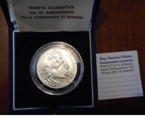 Italia 10000 lire argento - italia,