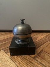 Campanello rotante, Italia￼￼ Primi 900 Usato Con Base Marmo Leggi Bene