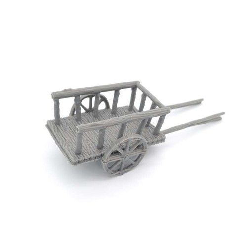 Carrello fattoria legno - carrello,