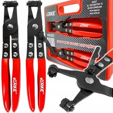 Set 2 Pinze Per Fascette Serramanicotto Auto Professionali 220 mm da Officina