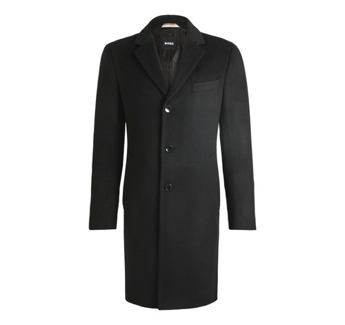Boss cappotto uomo slim fit - slim, in