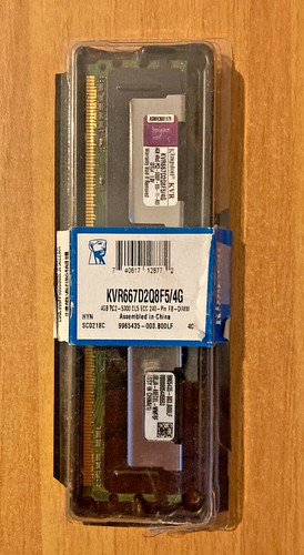 Kingston ram 2rx4 - kingston, hp