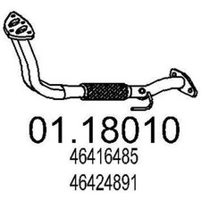 MTS 01.18010 Tubo gas scarico