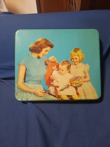Scatola latta vintage - in,