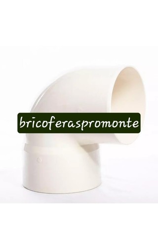 Curva chiusa in pvc - curva, 87,30°