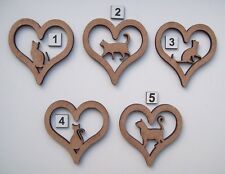 Gatto in legno MDF, animali