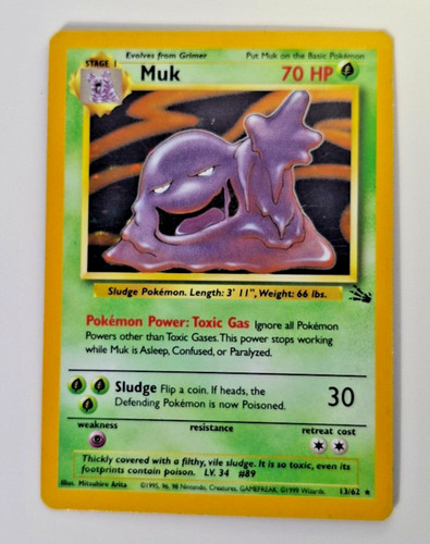 Pokemon fossil muk carta - pokemon,