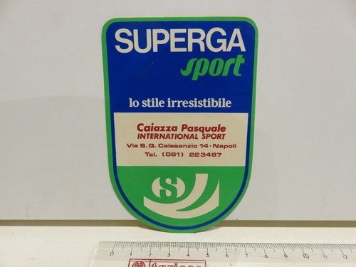 Vecchio adesivo pubblicitario - vecchio,