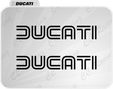 2 Adesivi DUCATI monster