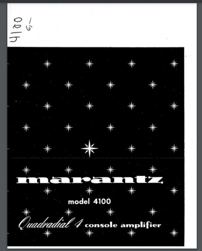 Amplificatore console marantz - amplificatore,