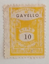 GAVELLO(RO) MARCA DA BOLLO