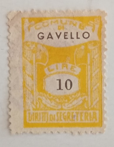 Gavello marca bollo - gavello(ro), da