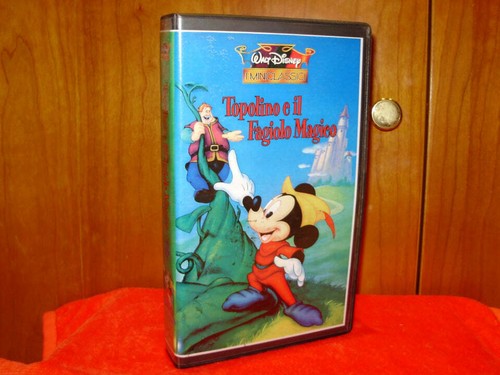 Vhs topolino il fagiolo - vhs, e