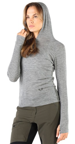 Merinowolle hoodie damen - -,