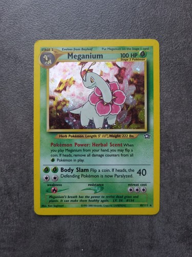 Carte pokémon neo genesis - carte,