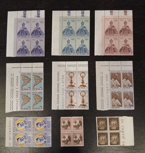 Francobolli vaticano lotto - lotto, 9