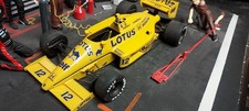 Modellino auto TAMIYA 1/20 Lotus Honda 99T 1987 Ayrton Senna Fl COSTRUITO/Finito