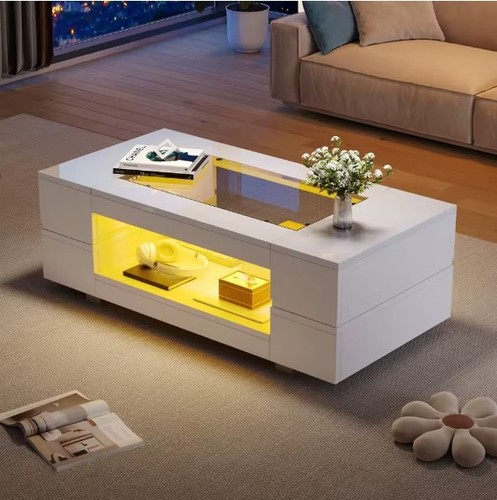 Tavolino caffè led - tavolino,