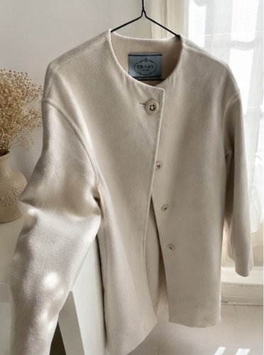 Cappotto prada color avorio - prada,