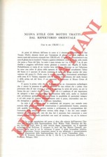 BERMOND MONTANARI Giovanna - Nuova stele con motivi tratti dal repertorio orien