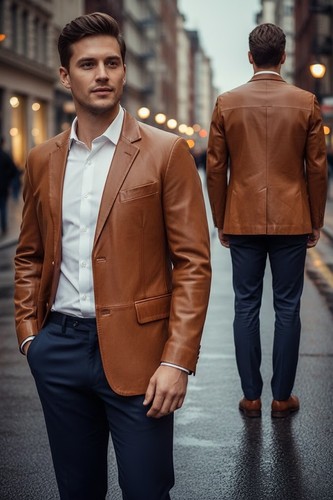 Giacca cappotto tuta uomo vera