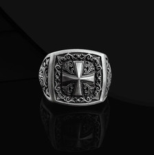 Anello con sigillo croce di