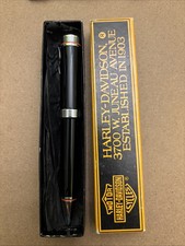 PENNA A SFERA NERA HARLEY DAVIDSON IN SCATOLA ORIGINALE ( scrive correttamente)