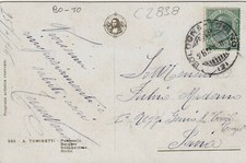 C2838-REGNO, BOLOGNA PER PAVIA, CARTOLINA ILL. A. TOMINETTI "PASTORELLA", 1916