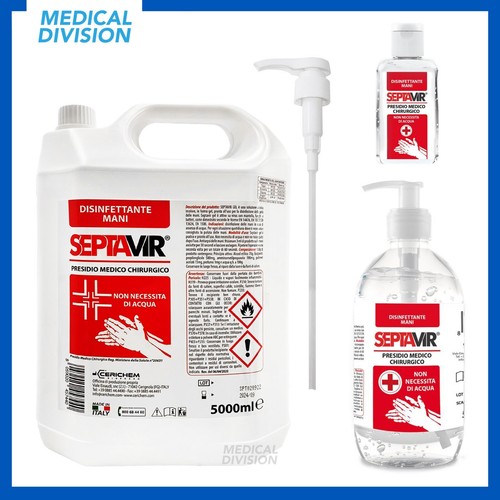 Gel igienizzante disinfettante