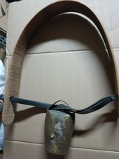 Collare in legno per animali con  campanaccio