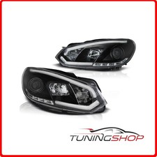 LPVWI5 Fari Fanali Anteriori Abbaglianti VW Golf 6 08-12 a led Tube Light DRL ne