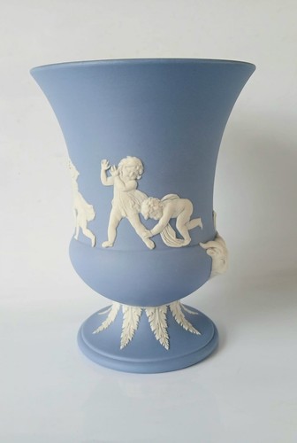 Vaso wedgwood diaspro blu - vaso,