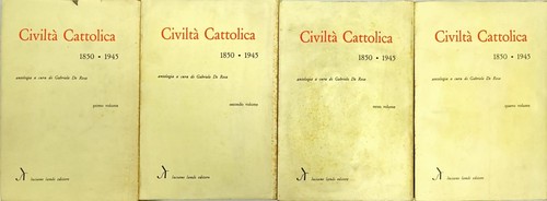 Civiltà cattolica 1850 1945 - civiltà,