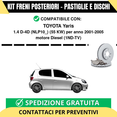 Kit freni posteriori - freni, per