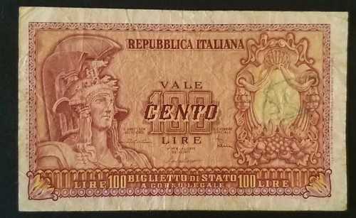 Banconota repubblica italiana - banconota,