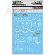 Adesivo decalcomania pretagliato per RG 1/144 MSN-04 Sazabi DL Model Master Water Slide CCA