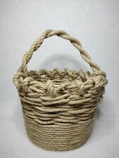 CESTINO, PORTAOGGETI,Decorazione casa, Corda di JUTA 100 % NATURALE