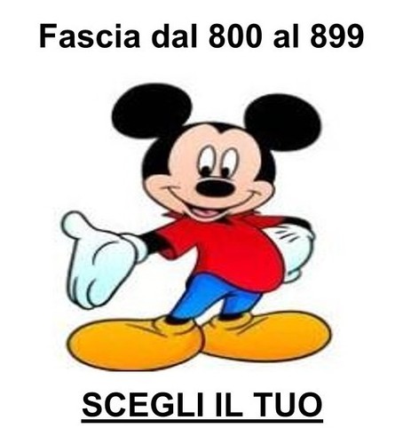 Topolino dal 800 899 non - 800,