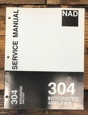 Amplificatore NAD modello 304 manuale di servizio *originale*