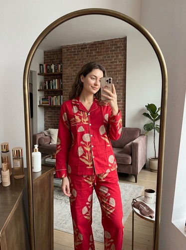 Set pigiama donna rosso - donna,