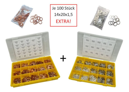 Set anelli rame 540 pz - di,