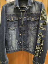 Philipp Plein Denim Jeans Jacket Anno 2018 Molto Raro! Provate A Fare Un Offerta