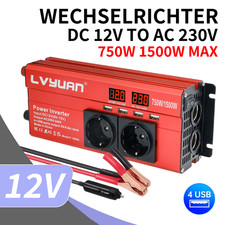 Inverter Auto 750W 1500W
