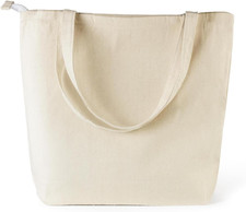 Borsa Tote Grande in Tela Con