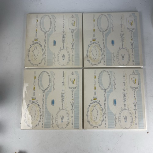 Set piastrelle vintage - set, 4