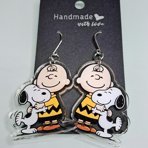 Orecchini snoopy charlie - orecchini, &