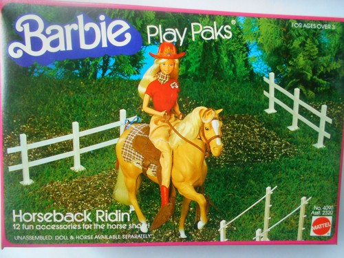 Barbie play paks - , horseback