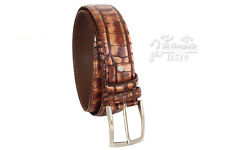 Cintura uomo donna in pelle stampa cocco lavorazione artigianale Made in Italy